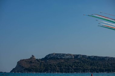 Sergi, Poetto, Cagliari, Sardunya 'daki Tricolore plajında.