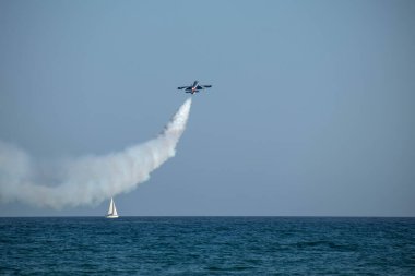 Sergi, Poetto, Cagliari, Sardunya 'daki Tricolore plajında.