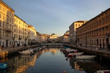Trieste şehrinin Grande Kanalı, Friuli Venezia Giulia