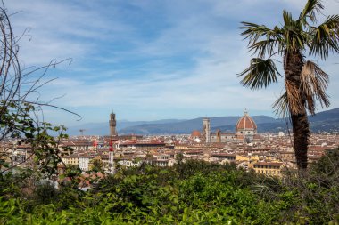 Floransa manzaralı Piazzale Michelangelo, Toskana