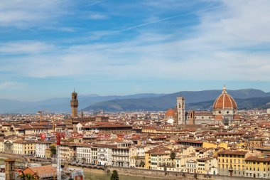 Floransa manzaralı Piazzale Michelangelo, Toskana