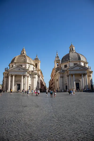 Halk meydanı, Roma şehri, Lazio.