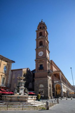 Saat kulesi, Faenza şehri, Emilia Romagna