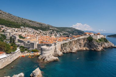 Scenic view showcasing the historic charm and architectural beauty of the Old City of Dubrovnik in Croatia.