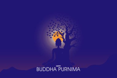 Bir ağaç altında budist meditasyonunun resmi.