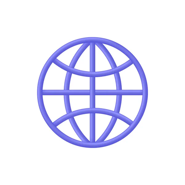 Ікона Глоуб Пошук Знаку Www Технологія Веб Хостингу Сторінка Пошуку — стоковий вектор