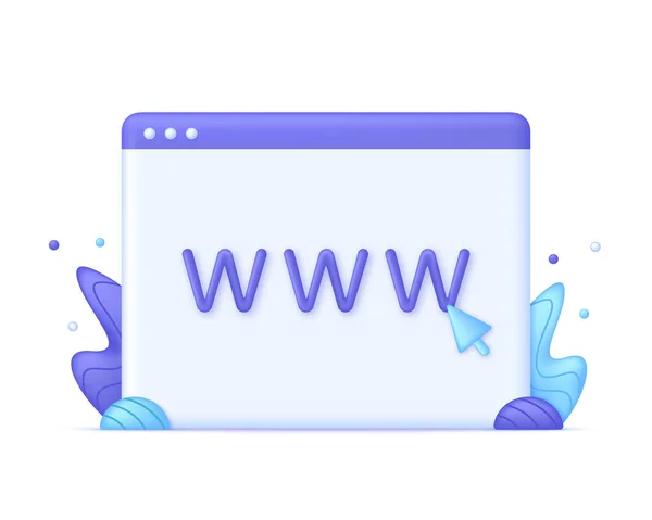 Globe Hyperlink Icon Search Www Sign Web Hosting Technology Browser — Stock Vector
