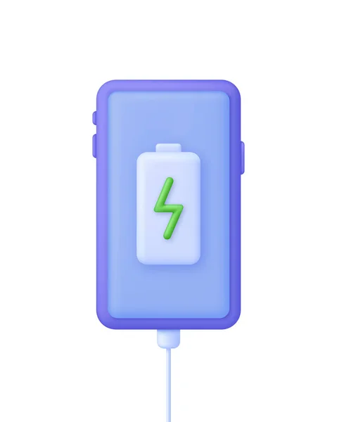 Battery Icon Phone Battery Charging Battery Charge Low High Discharged — Archivo Imágenes Vectoriales