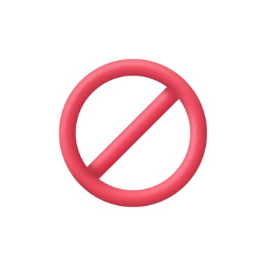 3 Boyutlu İçki Yasağı ya da kırmızı tabela. 3d biçiminde modaya uygun ve modern vektör.