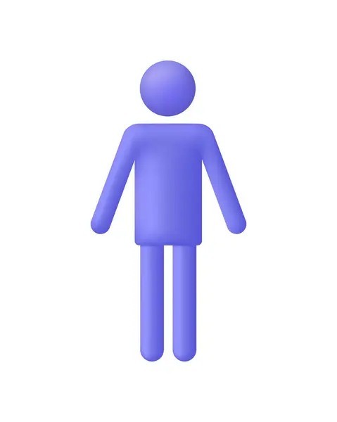 Man Ikone Gender Symbol Männliche Ikone Trendiger Und Moderner Vektor Vektorgrafiken