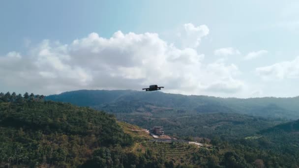 Alto Acima Filmes Drone Paisagens Deslumbrantes Beleza Natureza Montanhas Vegetação — Vídeo de Stock