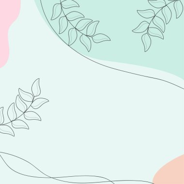 Kahverengi yaprak renkleriyle soyut modern arkaplan. Metin için alanı olan arkaplan. Çiçek sancak şablonu.