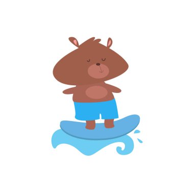 Etkinlik vektörü illüstrasyonu yapan çeşitli şirin hayvanlar