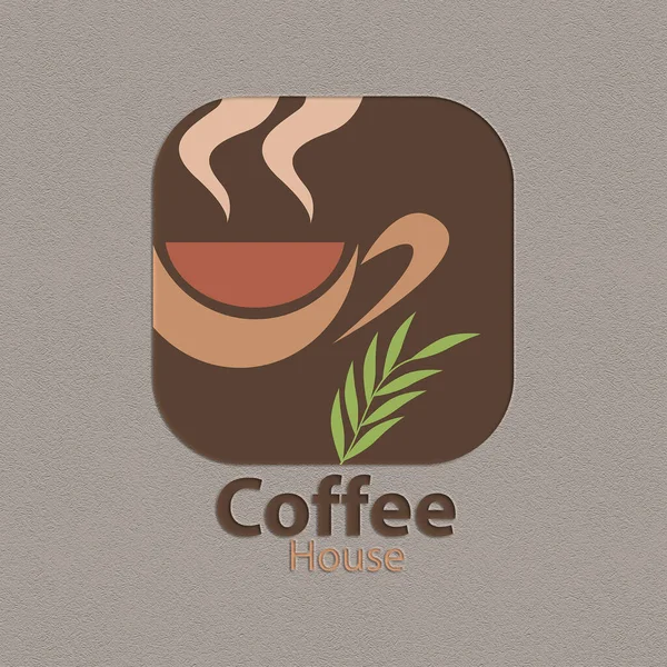 Logotipo Elegante Para Seu Café — Vetor de Stock
