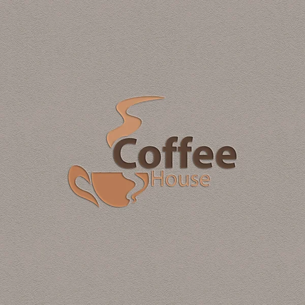 Κομψό Λογότυπο Για Την Καφετέρια Σας — Διανυσματικό Αρχείο