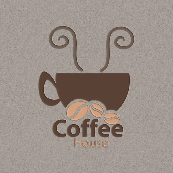 Κομψό Λογότυπο Για Την Καφετέρια Σας — Διανυσματικό Αρχείο