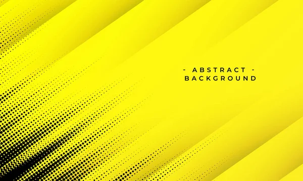 Rayas Diagonales Geométricas Amarillas Abstractas Sobre Fondo Efecto Medio Tono — Vector de stock