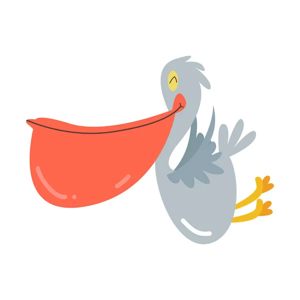 Иллюстрация Мультфильму Детей Симпатичная Птица — стоковый вектор