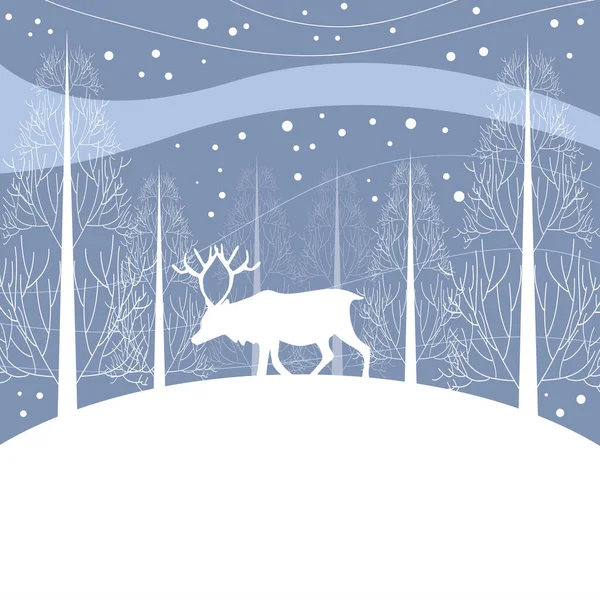 Moderne Abstrakte Winterhintergrund Geeignet Für Winterhochzeit Und Frohe Weihnachten Karte — Stockvektor