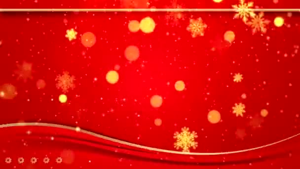 Luxury Red Layer Background Gold Line Decoration Wave Motion Video — Stock Video