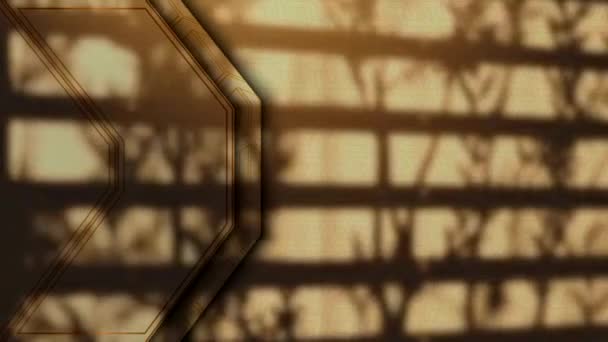 Роскошный Белый Фон Золотой Линии Текстуры Картина Движения Видео Бесшовные — стоковое видео