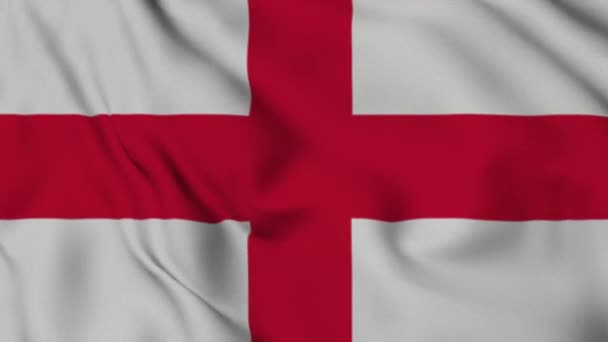 Anglia Zászló Zökkenőmentes Ciklus Animáció Ecuador Nemzeti Zászlaja Videó Zászló — Stock videók