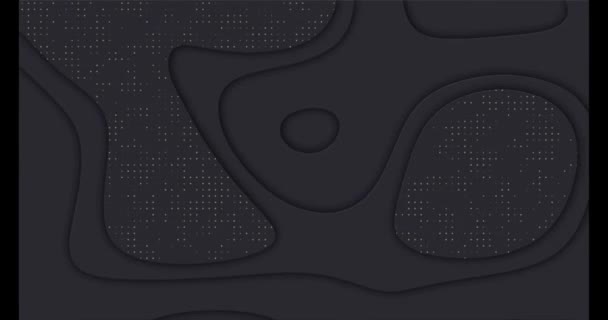 Animasyon Arkaplan Fraktal Kesiği Koyu Renk Hareketli Grafik Arkaplanı Arkaplanınız — Stok video