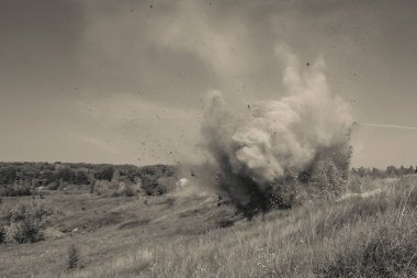 1 Ekim 2006, Kiev, Ukrayna. Dövüş gösterileri, 2. Dünya Savaşı. Wehrmacht - Alman ordusu askerleri ve makineleri.