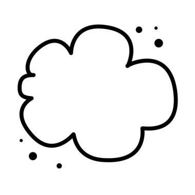 Çizgi film konuşma metni kabarcığı