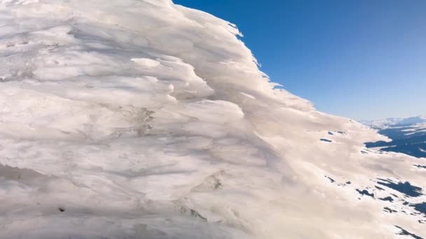 Coucher Lever Soleil Sur Crête Monténégrine Dans Les Carpates Spectacle — Video