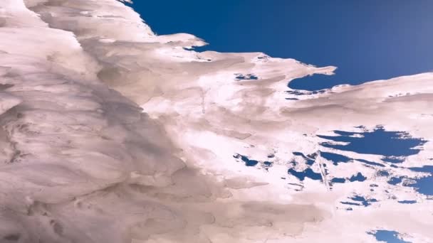 Karpatlar Daki Karadağ Sırtında Gün Batımı Gün Doğumu Renkli Bir — Stok video