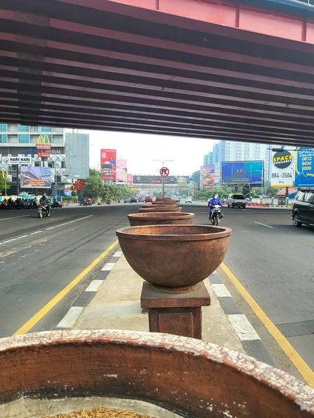 인도네시아 2023 아래에 Yani 거리의 — 스톡 사진