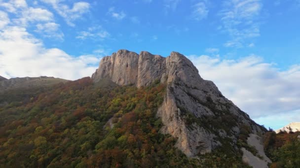 Fransız Kırsalında Albay Rousset Vercors Tepelerinin Panoramik Manzarası Marly Hills — Stok video