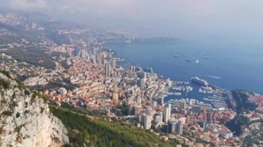 Panoramic view of Monte Carlo - Monaco. From above 
