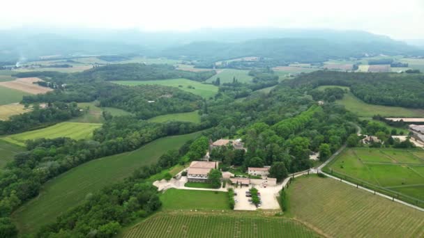 Charols Francia Maggio 2023 Veduta Aerea Panoramica Dello Chateau Les — Video Stock