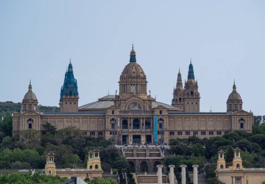 Barcelone, Spain - May 3, 2024: National Museum of Art of Catalonia in Barcelona (MNAC) clipart