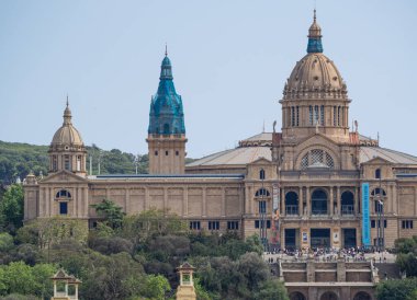 Barcelone, Spain - May 3, 2024: National Museum of Art of Catalonia in Barcelona (MNAC) clipart