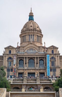 Barcelone, Spain - May 3, 2024: National Museum of Art of Catalonia in Barcelona (MNAC) clipart