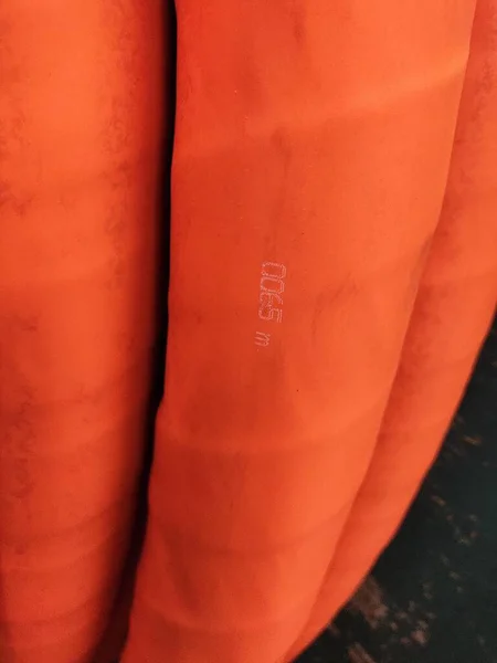 Lszh Καλώδιο Μήκος Σημάδι Πορτοκαλί Χρώμα Μέτρα Σήμανση Του Μήκους — Φωτογραφία Αρχείου
