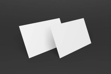 Modern kartvizit şablonu. -tanıtım tasarımı, kurumsal kimlik, reklam, kişisel, kırtasiye, grafik tasarımcıları sunumları. 3d Hazırlama