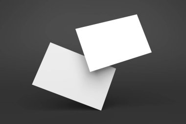 Modern kartvizit şablonu. -tanıtım tasarımı, kurumsal kimlik, reklam, kişisel, kırtasiye, grafik tasarımcıları sunumları. 3d Hazırlama