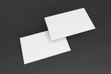 Modern kartvizit şablonu. -tanıtım tasarımı, kurumsal kimlik, reklam, kişisel, kırtasiye, grafik tasarımcıları sunumları. 3d Hazırlama