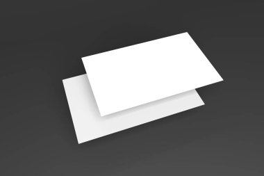 Modern kartvizit şablonu. -tanıtım tasarımı, kurumsal kimlik, reklam, kişisel, kırtasiye, grafik tasarımcıları sunumları. 3d Hazırlama