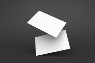 Modern kartvizit şablonu. -tanıtım tasarımı, kurumsal kimlik, reklam, kişisel, kırtasiye, grafik tasarımcıları sunumları. 3d Hazırlama