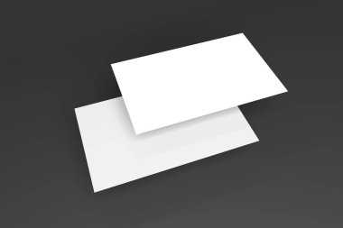 Modern kartvizit şablonu. -tanıtım tasarımı, kurumsal kimlik, reklam, kişisel, kırtasiye, grafik tasarımcıları sunumları. 3d Hazırlama