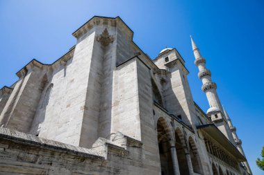 Süleyman Camii 'nden görüntü. İstanbul, Türkiye, popüler seyahat beldesi