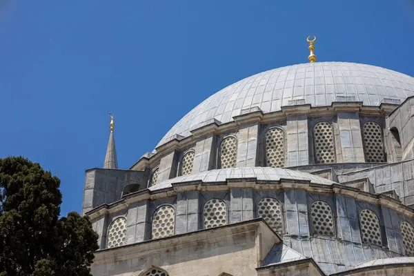 Süleyman Camii 'nden görüntü. İstanbul, Türkiye, popüler seyahat beldesi