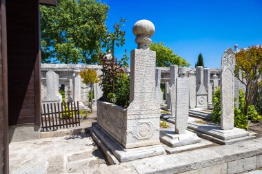Süleyman Camii 'nden görüntü. İstanbul, Türkiye, popüler seyahat beldesi