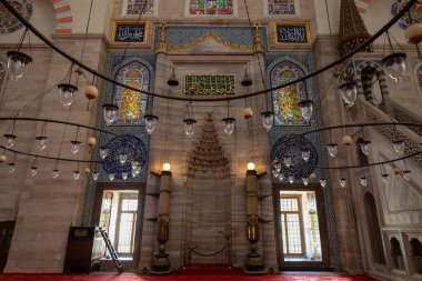 Süleyman Camii 'nden görüntü. İstanbul, Türkiye, popüler seyahat beldesi