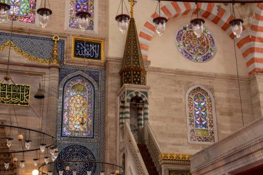 Süleyman Camii 'nden görüntü. İstanbul, Türkiye, popüler seyahat beldesi